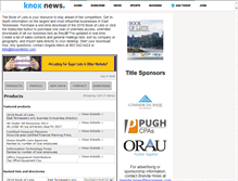 Tablet Screenshot of knoxvillebookoflists.com